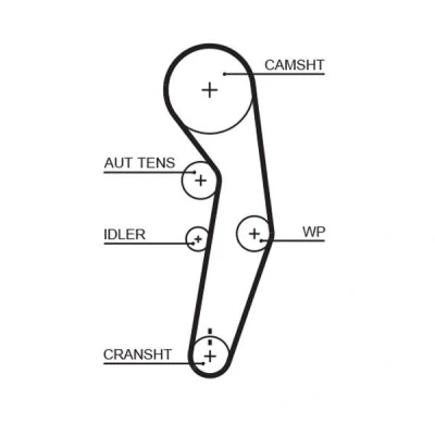 Image of 045109119D, 045109119E, 045109119L Timing Belt GATES FleetRunner Micro V Stretch Fit 5601XS 117 1114mm 30mm AUDI: A2, VOLKSWAGEN: Lupo / 3L