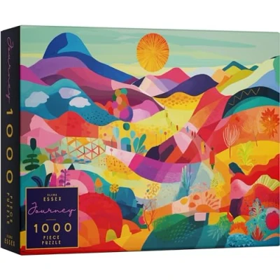 Image of Elena Essex 1000 piece jigsaw puzzles for adults Journey/jigsaw Puzzle/jigsaw / Colourful Cool Abstract Art size 70x50cm