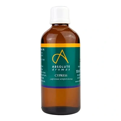 Image of Absolute Aromas Cypress Essential Oil 100ml 100% Pure, Natural, Undiluted, Vegan and Cruelty Free for use in Diffusers Aromatherapy Blends