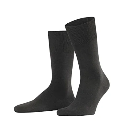 Image of Mens 1 Pair Falke ClimaWool Recycled Yarn Socks Anthracite 8.5 9.5