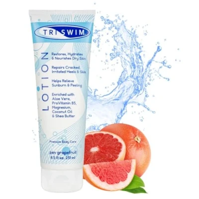 Image of TRISWIM Skin Regenerating Body Lotion, After Swim Care, Moisturiser For Dry Skin, Magnesium Enriched, Moisturizing Pool Vegan Lotion Swimmers, (250ml)