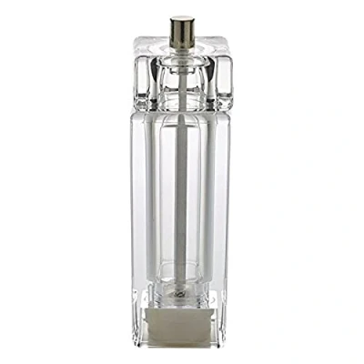 Image of Genware NEV SPSQ15 Square Salt/Pepper Grinder, Acrylic, 15 cm