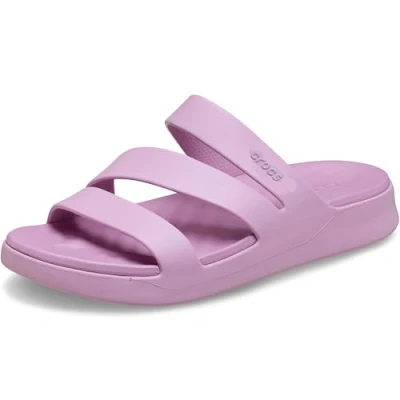 Image of Crocs Women Sandal,Getaway Strappy,Hydrangea,3 UK