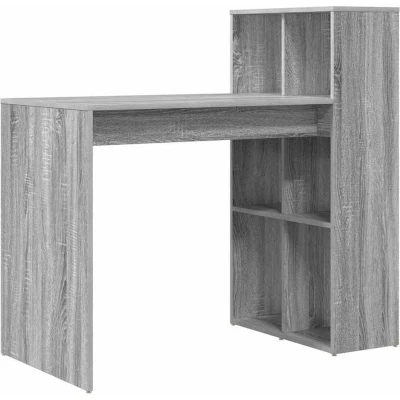 Image of vidaXL Writing Desk Grey Sonoma Engineered wood, laminate Medium