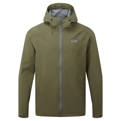 Image of Gill Voyager Rain Jacket Lightweight, Breathable, Windproof &amp; Waterproof Olive L