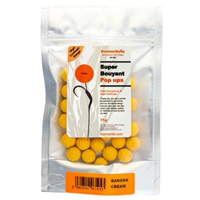 Image of starmerbaits Boilie pop ups Banana cream