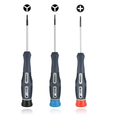 Image of Linkstyle Screwdriver Kit for Nintendo Switch, Y Shaped Tri Wing Cross Precision Repair Tool Set, 3PCS