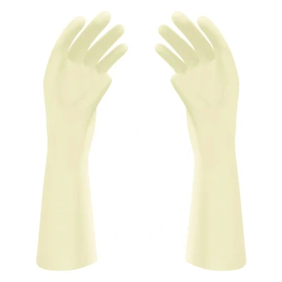 Image of Meditrade Gentle Skin Superior OP Surgical Gloves Latex, Powder Free, Sterile, Disposable PPE for Surgery and Medical Exam Natural Size 6 50 Pairs