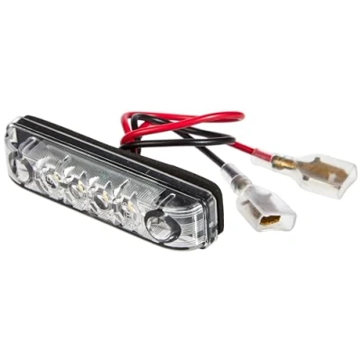 Image of HELLA VALUEFIT 2PG 357 010 021 Position Light LED 12V Fitting/Screw Connection Lens colour: Crystal clear Yellow Front Quantity: 1