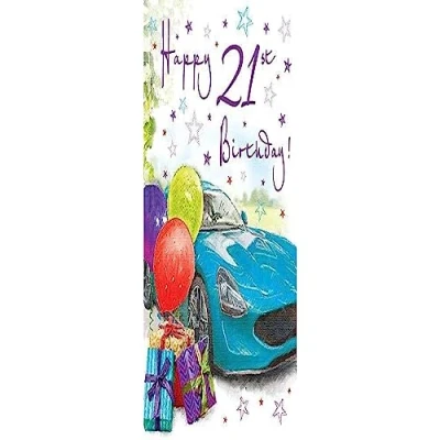 Image of Regal Publishing Milestone Age Birthday Card 21 9 x 6 inches
