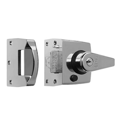 Image of ERA British Standard 40mm Nightlatch, High Security, Standard, Police Certificated Deadlocking Nightlatch (Satin Chrome)