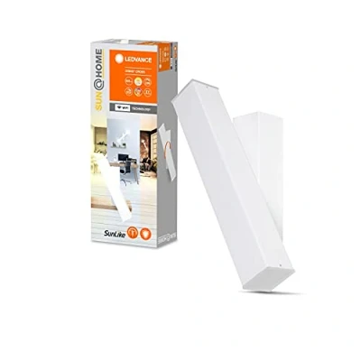 Image of LEDVANCE SUN@HOME WIFI Ceiling Light White 12W Dimmable, 800Lm, (2200 5000k), 10,6x30,9cm, Smart Wall And Controllable With Alexa, Google or Via App, Orbis Biorhythm Function
