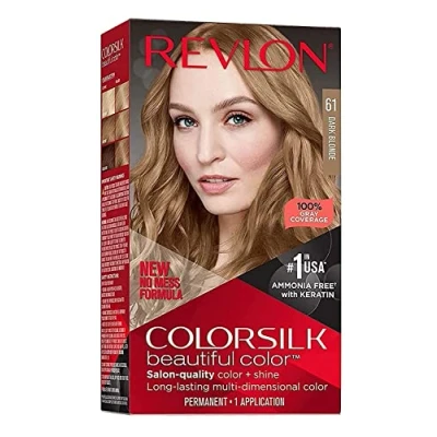 Image of Revlon Colorsilk Beautiful Colour Dark Blonde 61 1 Application (Chemical Hair Dyes)