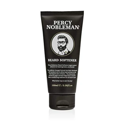 Image of Beard Softener by Percy Nobleman. a Conditioner Containing Shea Butter, Coconut &amp; Argan Oil for Smooth Deep Conditioning Treatment all Types 100ml