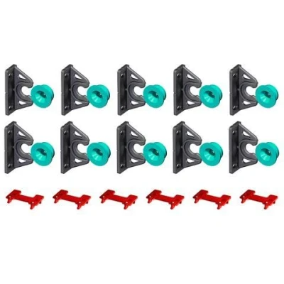 Image of Button Fix Type 2 Bracket Marker Guide Kit Connecting Panel x10 + 6 Tools