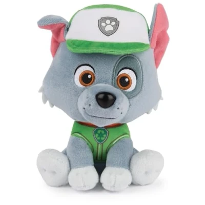 Image of Official GUND PAW Patrol Soft Dog Themed Cuddly Plush Toy Rocky 6 Inch Play For Boys and Girls Aged 12 Months Above