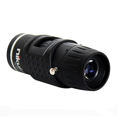 Image of Pocket size Monocular Telescope Small Tiny Fog proof Handheld Monoscope with 7x Magnification Ideal for Hiking, Travel, Camping &amp; Bird Watching Includes Strap Case L8xD3cm From Easylife