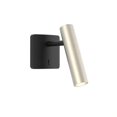 Image of Leda Single Matt Black Wall Light Astro