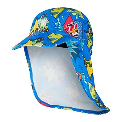Image of Speedo Infant Boy&#039;s Learn to Swim Sun Protection Hat UV Holiday Wear Kids , Bondi/Canary/Cherry Pink, M