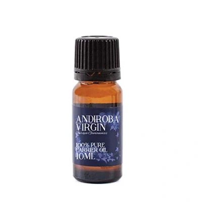 Image of Mystic Moments Andiroba Virgin Carrier Oil 10ml Pure &amp; Natural Perfect For Hair, Face, Nails, Aromatherapy, Massage and Dilution Vegan GMO Free