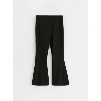 Image of Lindex Flare Punto Leggings Trousers for kids, Size: 3 4y, Black