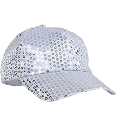 Image of sowest Sequin Baseball Cap Silver