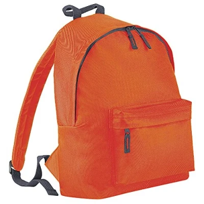 Image of BagBase BG125ORGP Original Fashion Backpack Orange/Graphite Grey, Medium