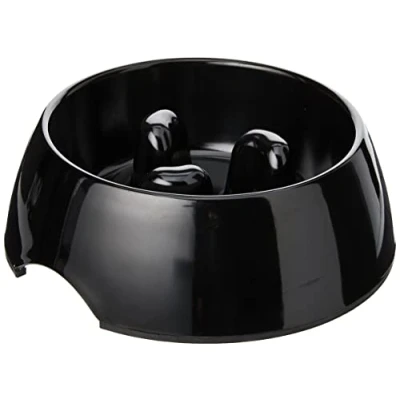 Image of Rosewood Heavy Duty Anti Scoff Melamine Slow Feeder Bowl for Dogs, Medium, 14.5 x 4.5 cm;