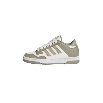 Image of adidas Sportswear Rapid Court Trainers Silver pebble cloud white for kids, Size: 5, Synthetics