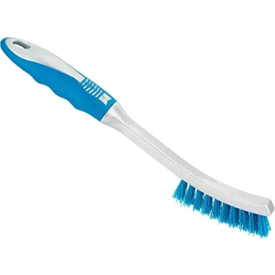Image of Homeshopa Grout Tile Brush, 1 Pack Plastic Small Narrow Cleaning Brush to Remove Mould Dirt and Grime Mildew, Scrub with Stiff Bristles, Multifunction Kitchen Bathroom