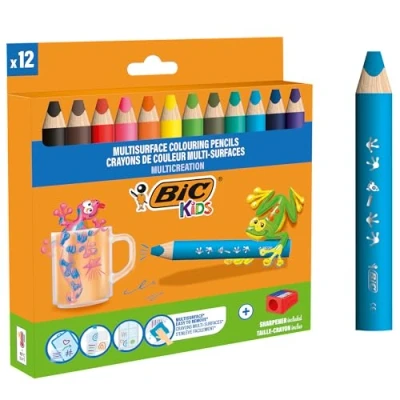 Image of BIC Kids Multisurface Pencils 12pk