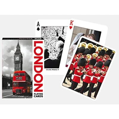 Image of Gibsons London Single Deck Playing cards from Piatnik Card Game Pack of