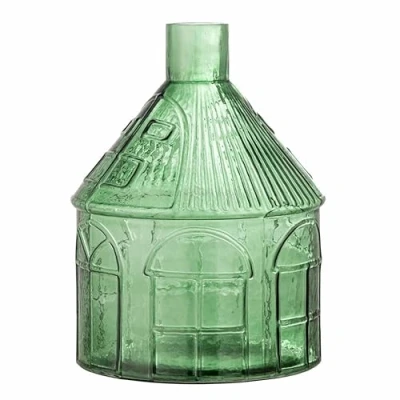 Image of Bloomingville vase, Green, Ø26,5xH34,5 cm