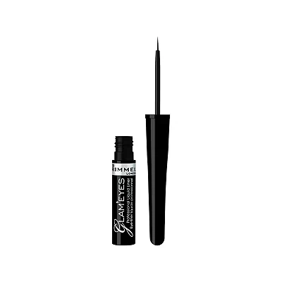 Image of Rimmel Glam&#039;Eyes Liquid Eye Liner Black Glamour