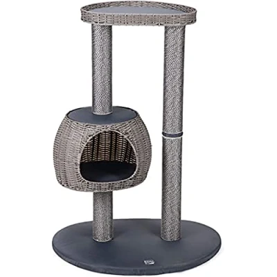 Image of Karlie Nicky 522671 Outdoor Cat Scratching Post Grey