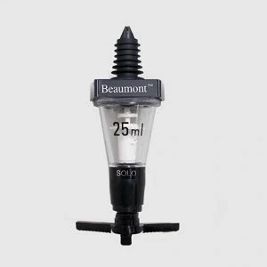 Image of Black Classical Solo Spirit Measure 25ml Bar Optic by
