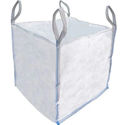 Image of 1 Tonne Builders Bag 85 x 85cm FIBC Bulk Jumbo Ton Bags Garden Waste Sack Rubbish Heavy Duty Industrial Woven Material Skip Storage
