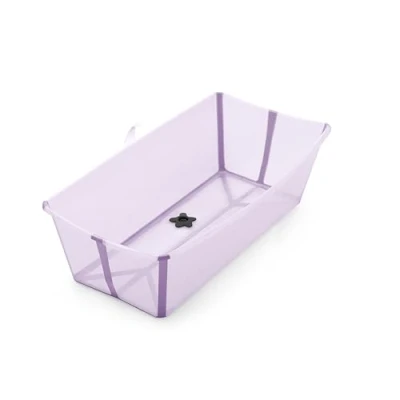 Image of Stokke Flexi Bath X Large, Sandy Beige Spacious Foldable Baby Lightweight &amp; Easy to Store Convenient Use at Home or When Travelling Best for Ages 0 6 Years