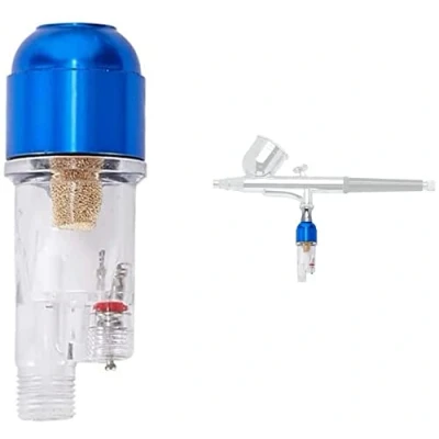 Image of ROSEMARY New Water Filter 1/8&#039;&#039; Comfortable Handy Airbrush in Line Mini Air Moisture Trap Spray Pen Brush Tool Oil Separator