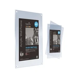 Image of Stewart Superior Acrylic Wall Frame A4 Clear AWF