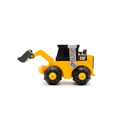 Image of Caterpillar 83396 Unstoppable Movers Loader CATToysOfficial Big Wheels, Construction &amp; Working Lights Toys Gifts Ages 3+, Yellow, 12cm