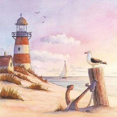 Image of CraftyThings 4 x Paper Napkins Sunset Ideal for Decoupage/Napkin Art