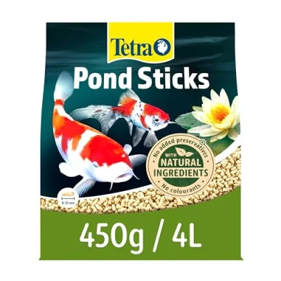 Image of Tetra pond fish Food Sticks 450g biologically balanced for