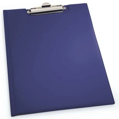 Image of Durable 235707 Din A4 Binder Standard Clip Board with Inside Pockets Dark Blue