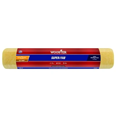 Image of Wooster Brush R243 18 Super/Fab Roller Cover, Golden Yellow, Inch