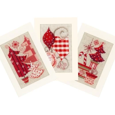 Image of Vervaco Counted Cross Stitch Xmas Motif, Multi, One Size