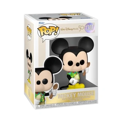 Image of Funko Pop! Disney: WDW 50th Aloha Mickey Mouse Disney World Anniversary Collectable Vinyl Figure Gift Idea Official Merchandise Toys for Kids &amp; Adults Movies Fans