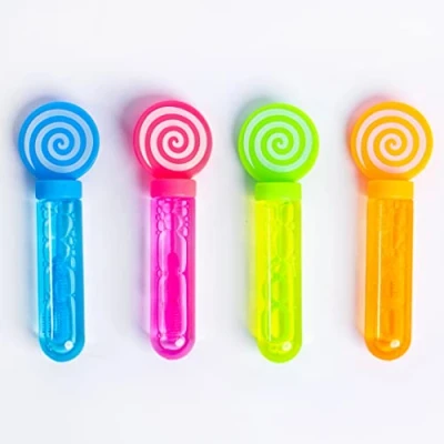 Image of Toyseum 24 x Bubbles Wands for Kids, Fillers Party Bags, Bubble Multipack Boys &amp; Girls Outdoor Fun, Unisex Favours Children&#039;s School Prizes, Pack of