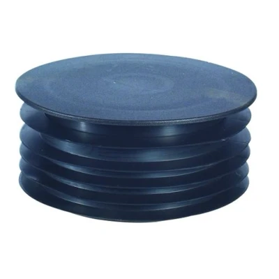 Image of McAlpine Drain Connector With Ring Black 1.25&quot; X Dc4 Bl