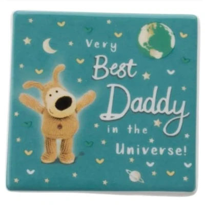 Image of Boofle Best Daddy World&#039;s Friend Coaster Gift Idea
